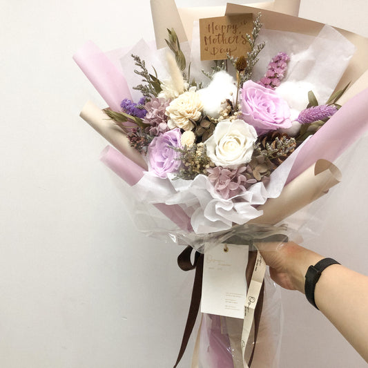保鮮玫瑰｜Periwinkle 粉紫色